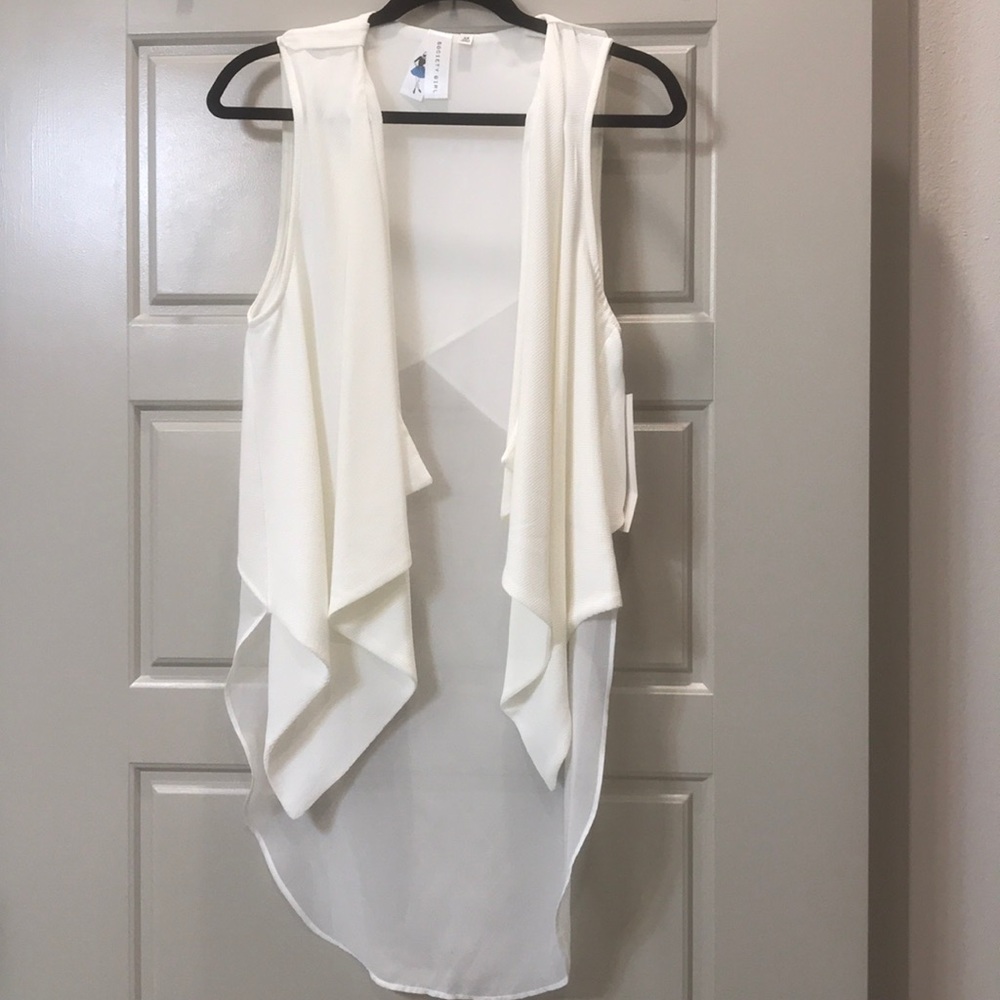 Society Girl Chiffon Layered Vest